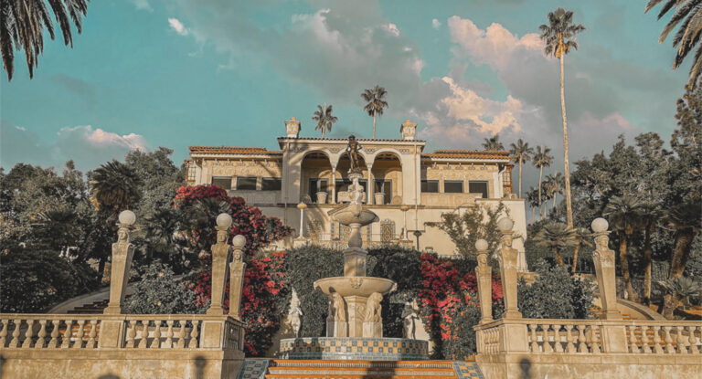 Guest house at Hearst Castle - back of Casa del Sol