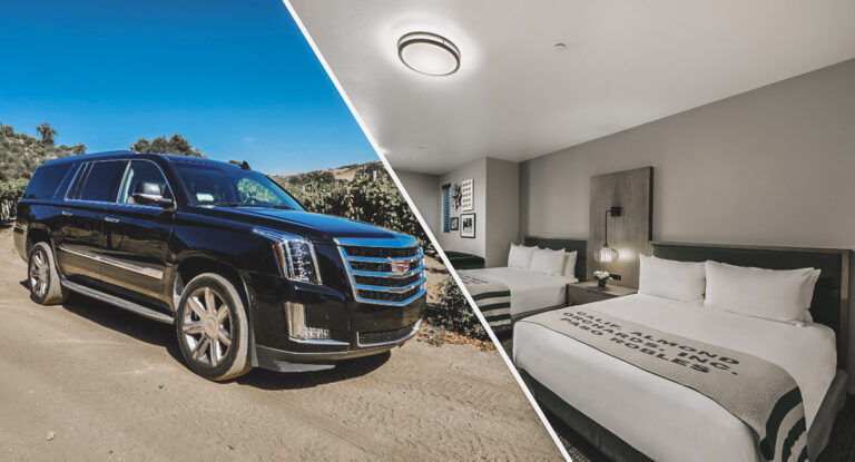 Escalade with Hotel Room for a hotel and wine tour package