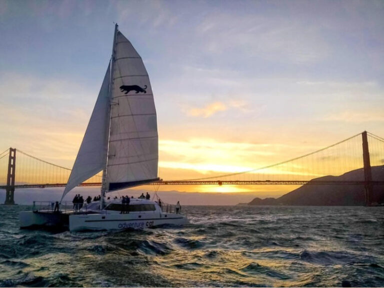 SF Bay Sunset Sail Boat