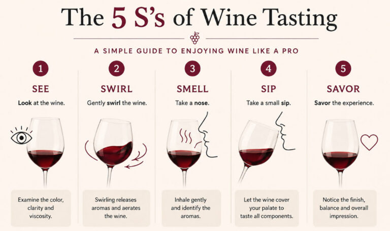 How to taste wine
