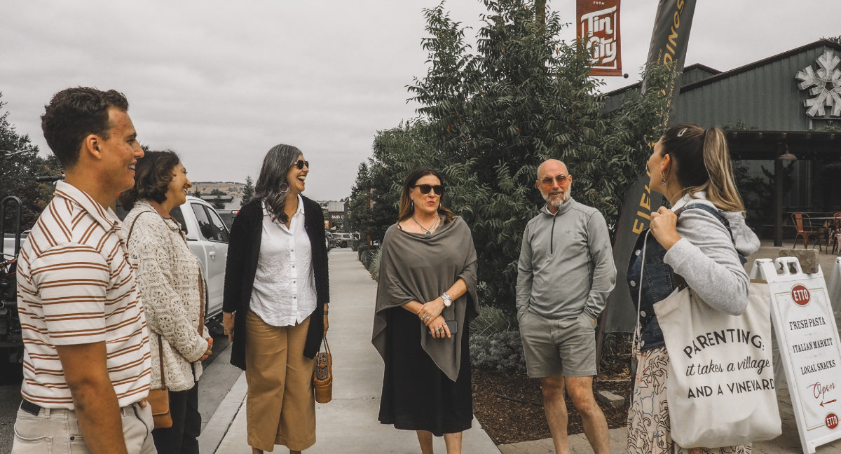 walking tour in tin city with guide and 5 guests