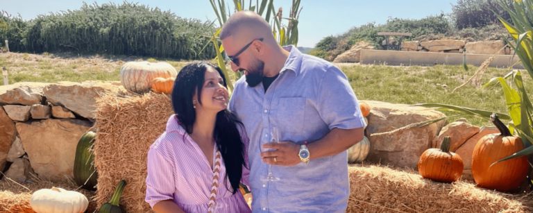 a couple on their romantic getaway in paso robles