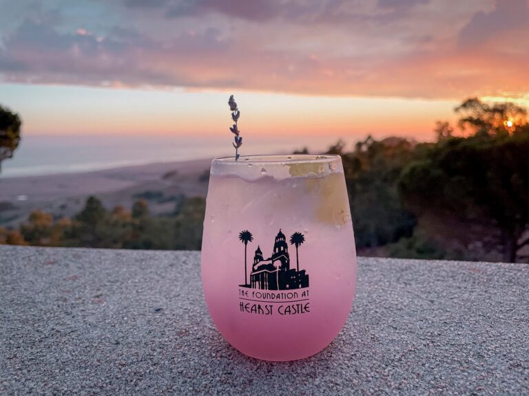 California Coast Cocktail and Sunset